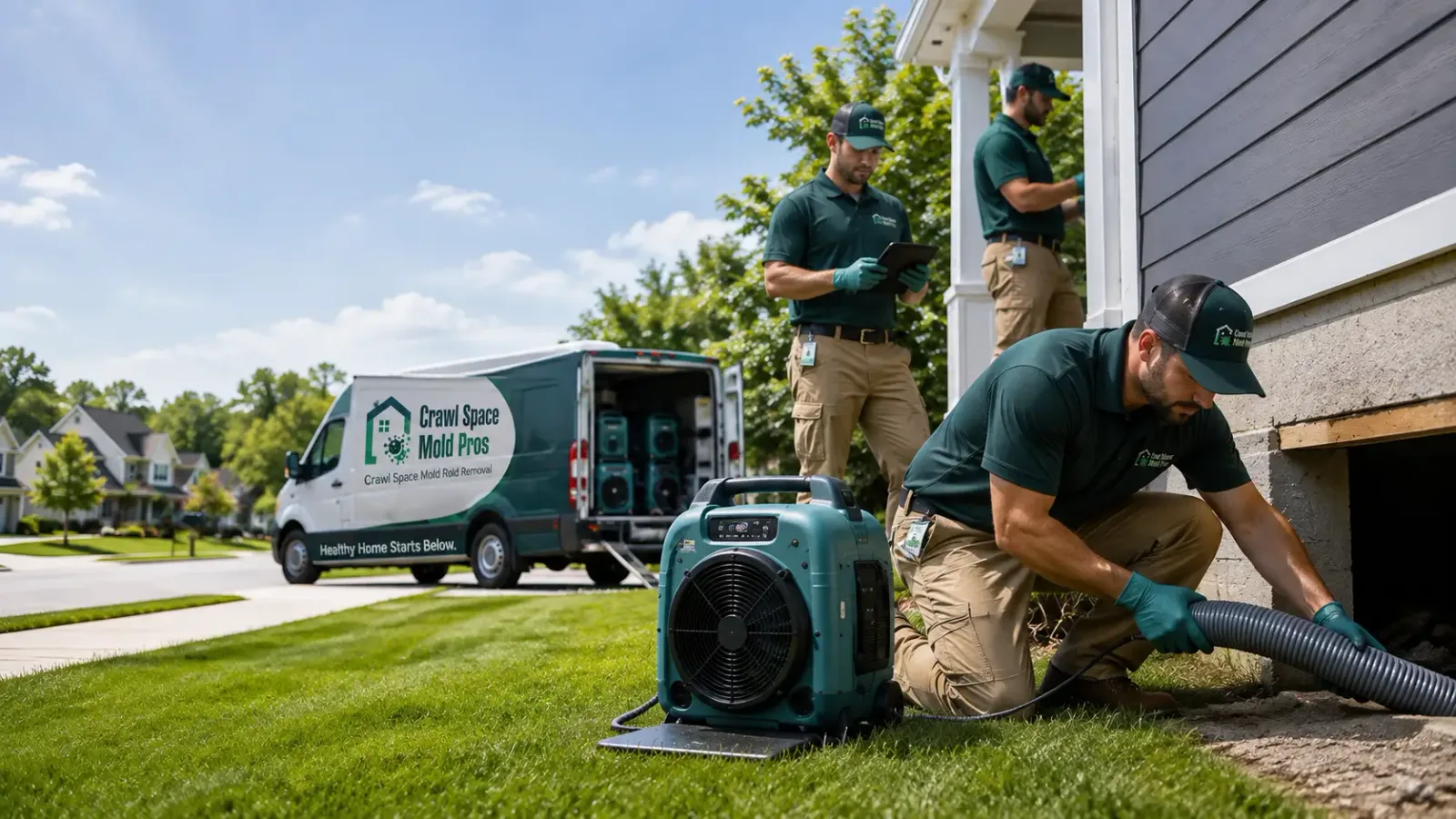 Crawl Space Mold Removal in Basalt, ID